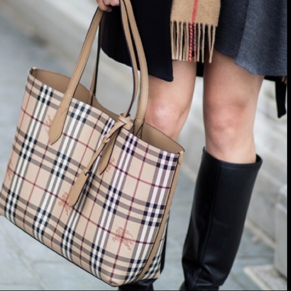 Burberry Handbags - * last price Burberry  Reversible Leather Tote